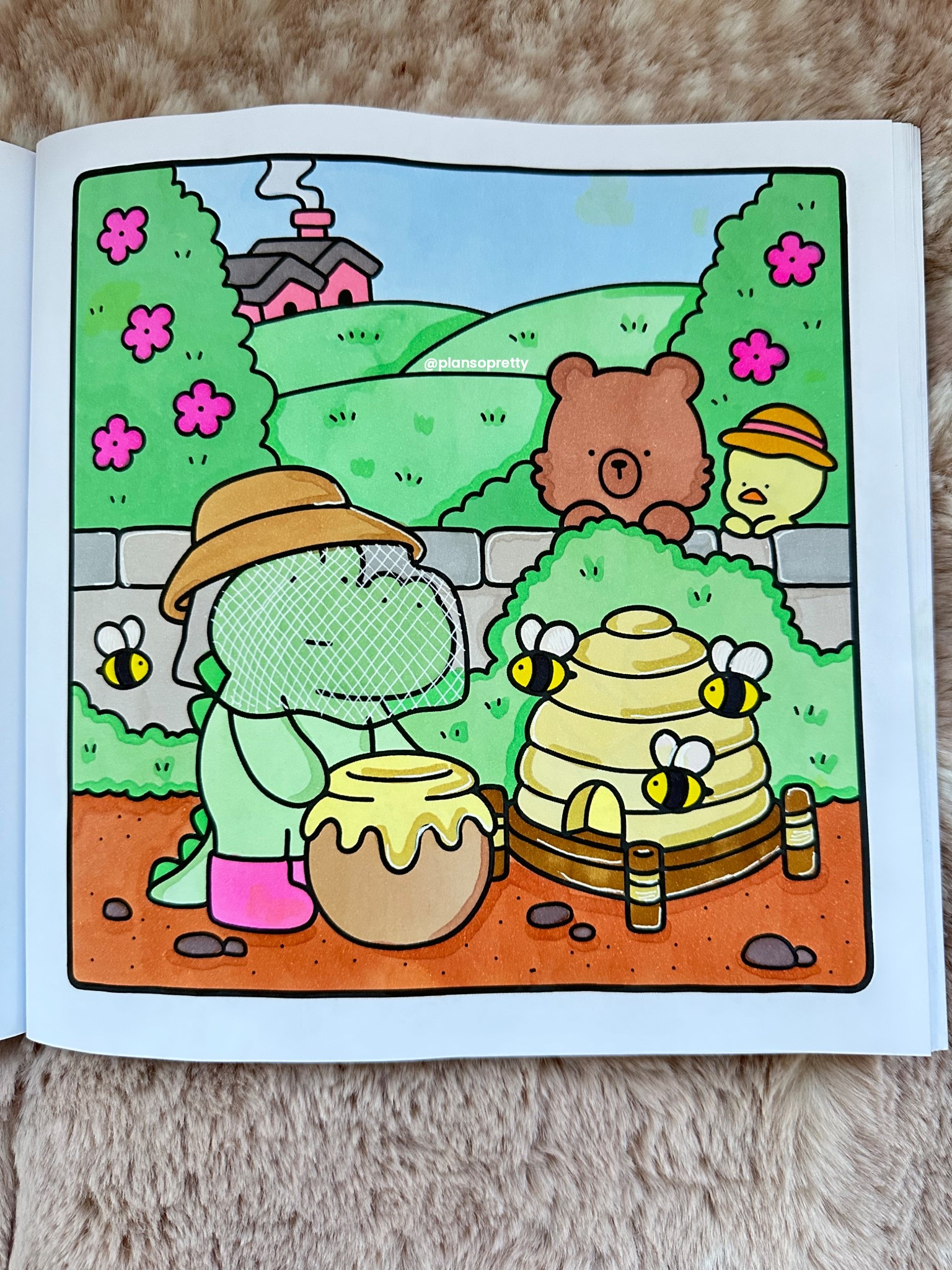 🐝 Probably the first and last time you will ever see a 🐊 as a beekeeper 😂 from Comfy Days. Book linked in bio #cocowyo #ohuhumarkers #ohuhuart #coloringcommunity #cozycoloring #cutecoloring #coloringbookartist #comfydays #coloringwithlove #instacolor #adultcoloring #gellyrollpens #colorwithme 

#LTKFindsUnder50 #LTKKids #LTKStyleTip
