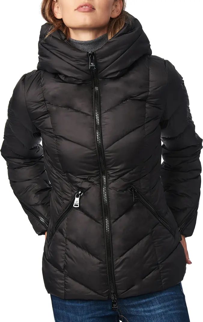 Water Resistant Hooded Puffer Coat | Nordstrom