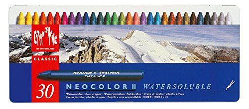 Caran dAche Classic Neocolor II Water-Soluble Pastels, 30 Colors | Amazon (US)