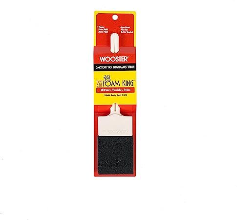 Wooster Brush 3103-2 Foam King Paintbrush, 2-Inch, White | Amazon (US)