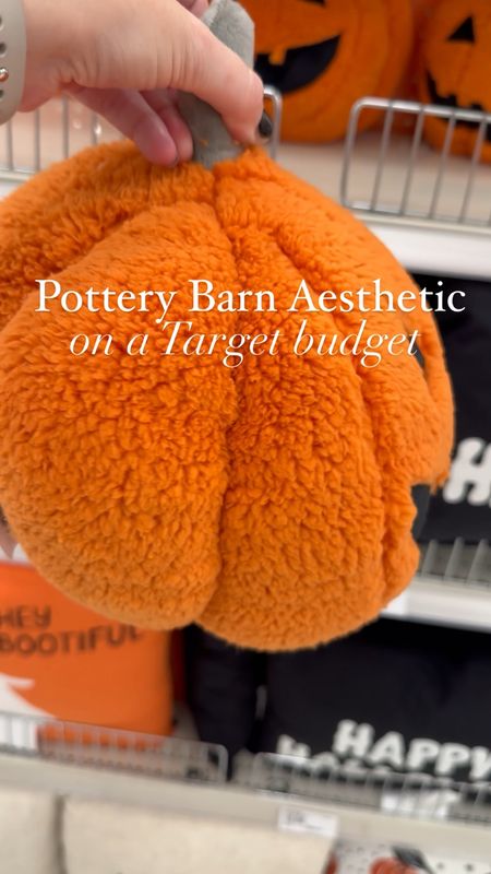 Pottery barn inspired jack o lantern round pillow at target for only $10

#LTKSeasonal