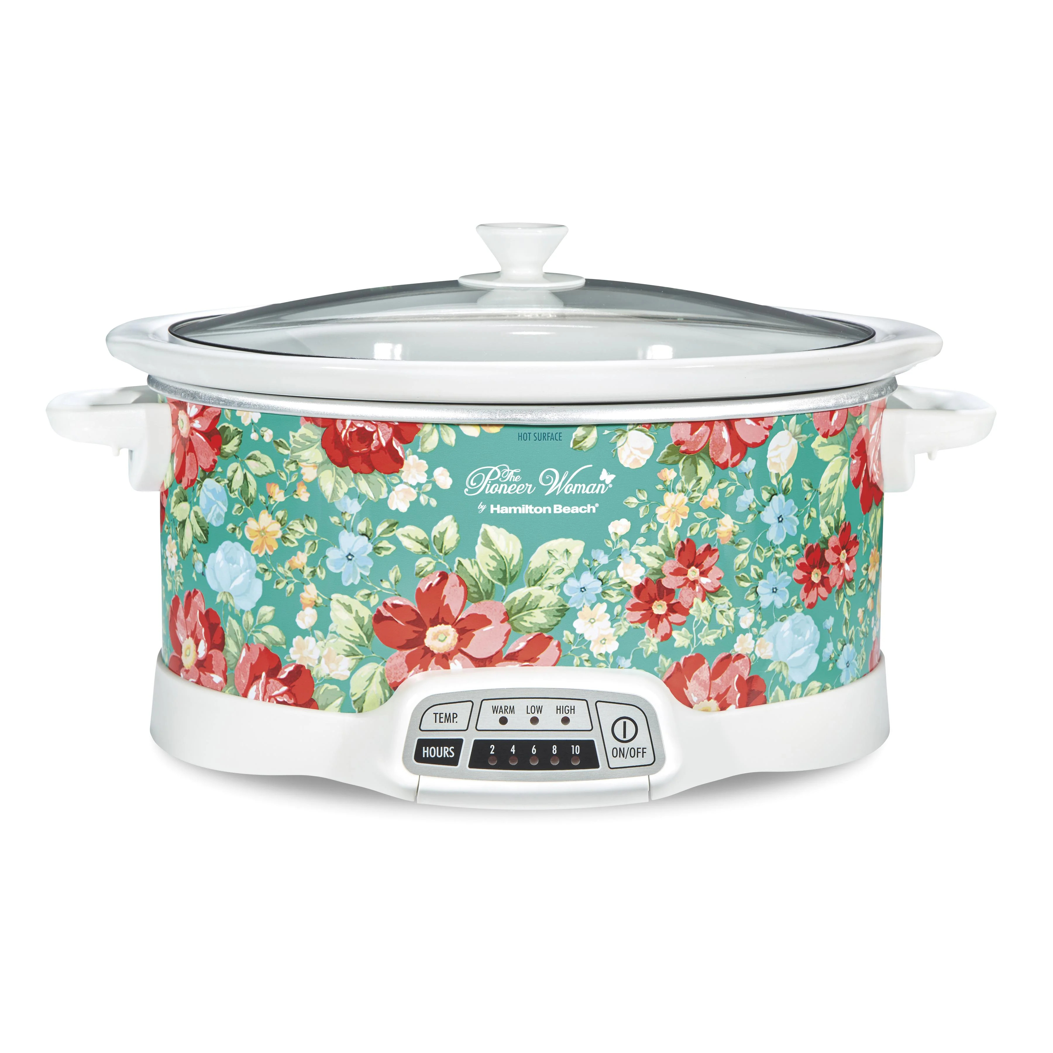 The Pioneer Woman Vintage Floral 7-Quart Programmable Slow Cooker, 33479 - Walmart.com | Walmart (US)