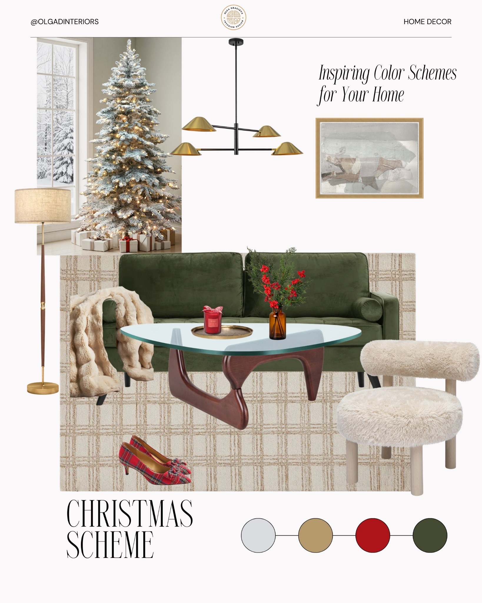 Living room Christmas mood board, Christmas styling, nostalgic christmas, green sofa, cosy Christmas. #homedecor #christmasdecor

#LTKHome #LTKSeasonal #LTKHoliday