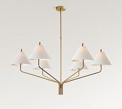 Monroe Metal Round Chandelier (58") | Pottery Barn (US)