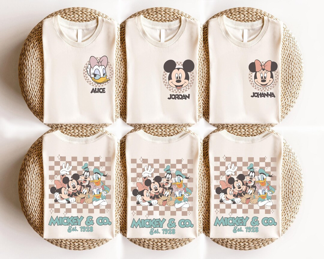Mickey & Co Shirt, Disney 2025 Family Trip Tee, Minnie Mouse Sweatshirt, Daisy Duck Shirt, Donald... | Etsy (US)