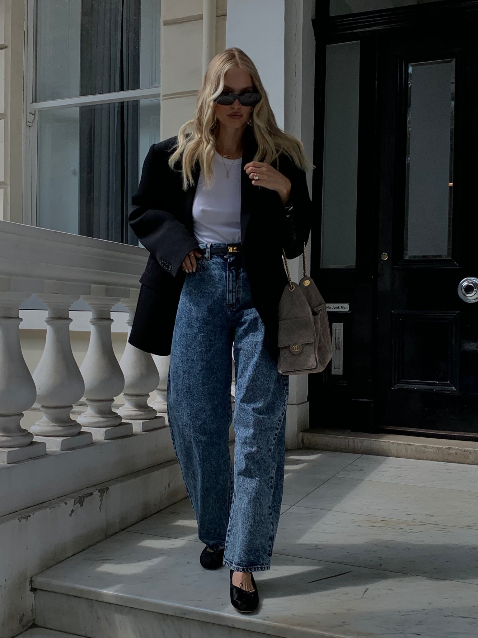 London faves | Toteme tank x Alaia denim 