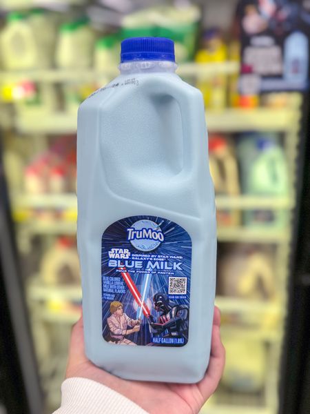 TruMoo Star Wars Blue Milk 1% Lowfat Half Gallon at Walmart 

#LTKKids
