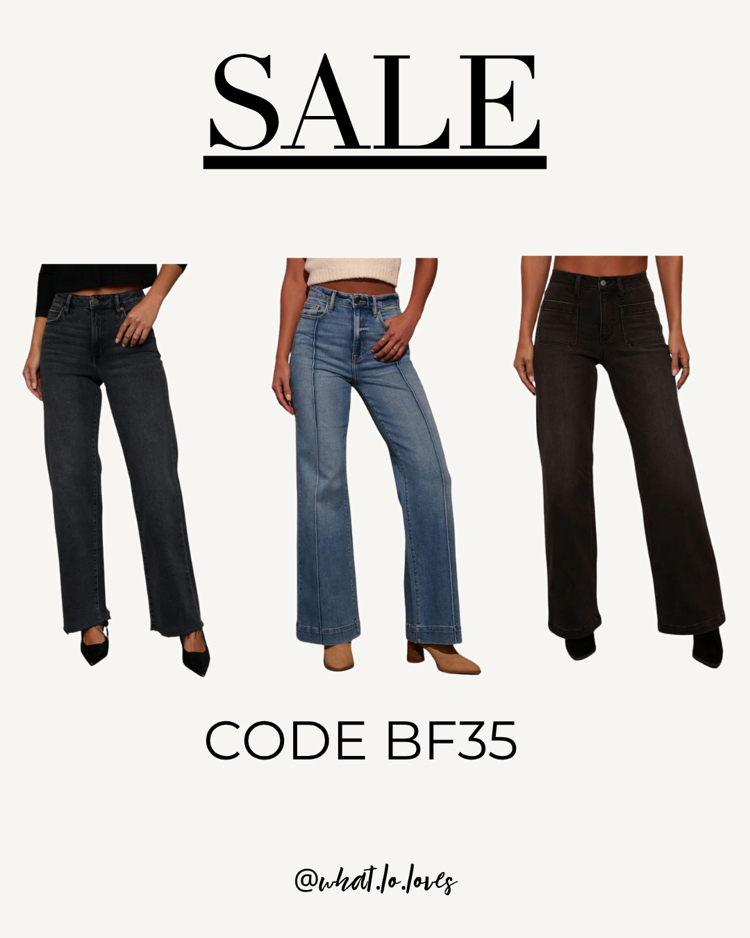 VICI DENIM ON SALE 👖✨
My fave relaxed + wide-leg styles are all marked down!
Use CODE: BF35 to SAVE!!!

Linked some other favorites on sale below!

#vicicollection #VICIsale #LTKDenim #LTKSale #LTKFinds 

 

#LTKCyberWeek #LTKSeasonal #LTKSaleAlert