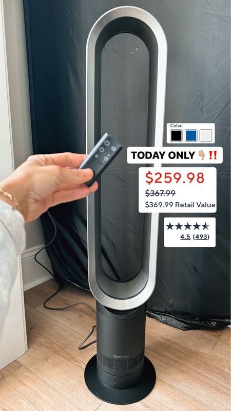 Our new bladeless gym fan is on MAJOR sale today only at @qvc — ✨💨 I have wanted one of these @dyson fans for YEARS and it’s truly so worth it!!!! 😍 normally retails for $369 but today ONLY it’s $259 — comes in 3 colors!! new customers can use code: WELCOMEQ15 for $15 off! #ad #LoveQVC #liketkit

deal of the day / home / Holley Gabrielle / 

#LTKHome #LTKSaleAlert #LTKFitness