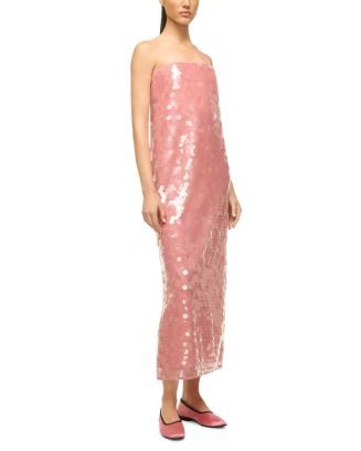 STAUD Casey Paillette Strapless Dress  | Bloomingdale's STAUD | Bloomingdale's (US)