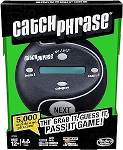 Hasbro Gaming Catch Phrase Game, Handheld Electronic Games, Frustration-Free Packaging, or Stocki... | Amazon (US)