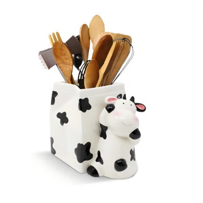 Cow Stuff Print Kitchen Crock Storage | Wayfair North America