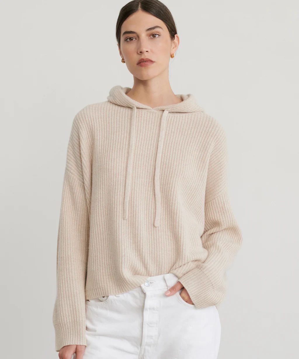 Cashmere Fisherman Hoodie | Jenni Kayne