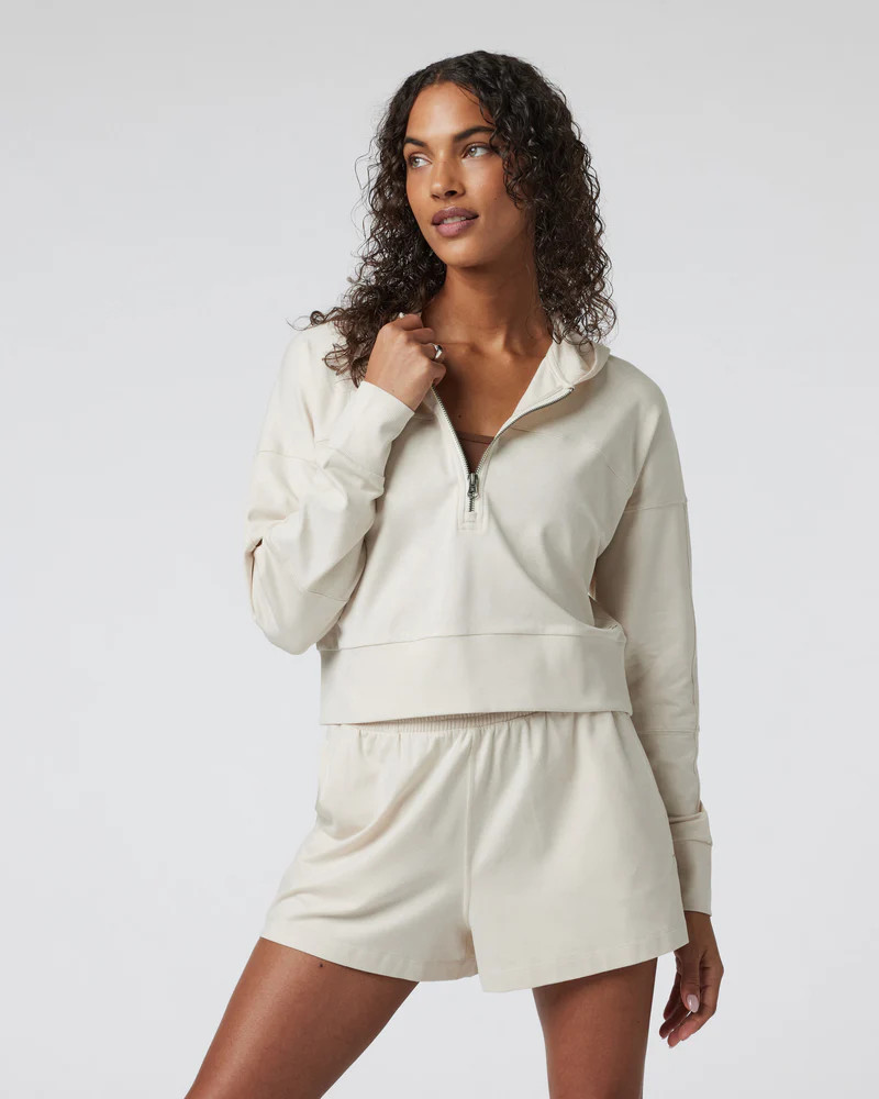 Halo Half Zip Cropped Hoodie | Vuori Clothing (US & Canada)