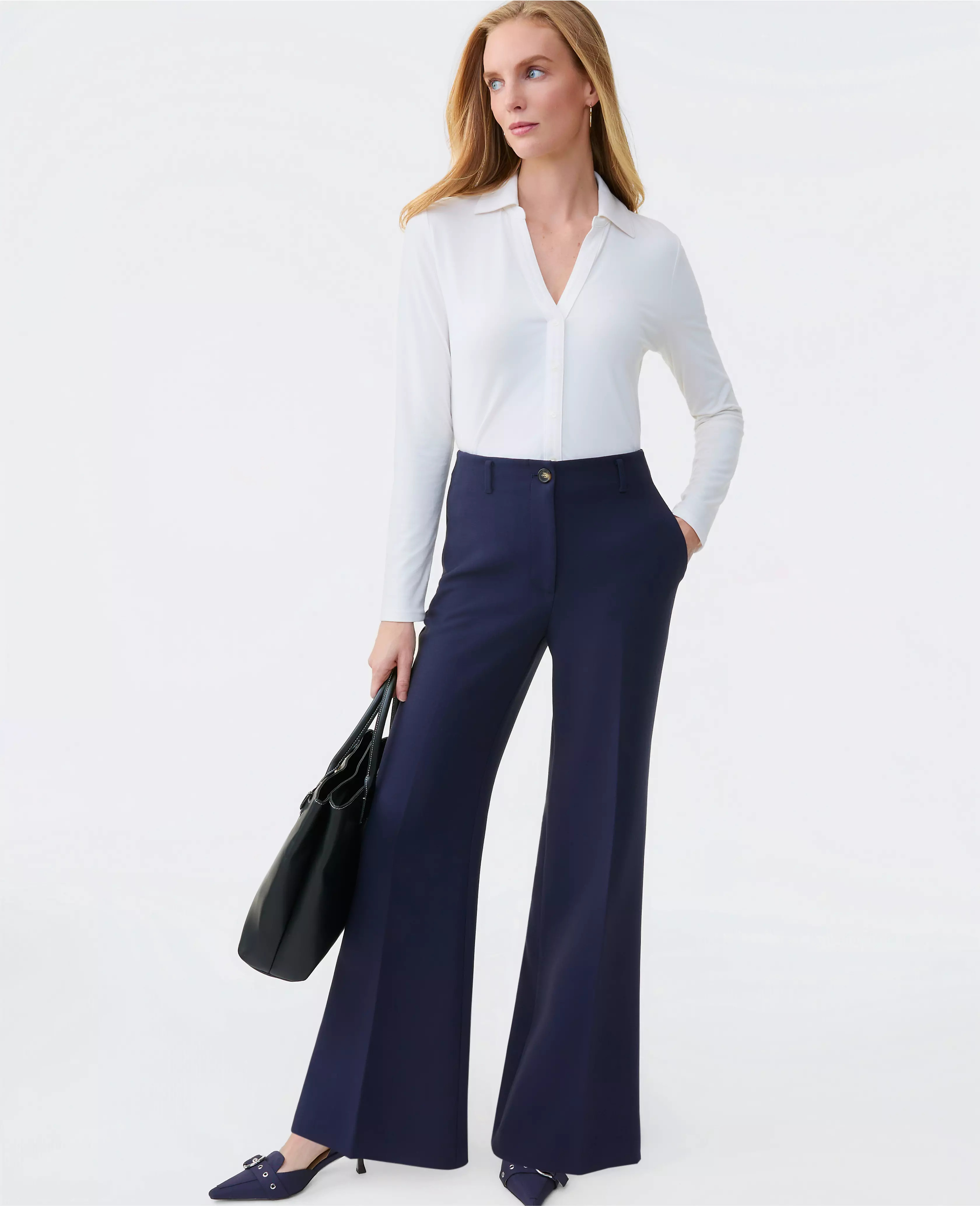 The Petite Margot Trouser in Bi-Stretch | Ann Taylor