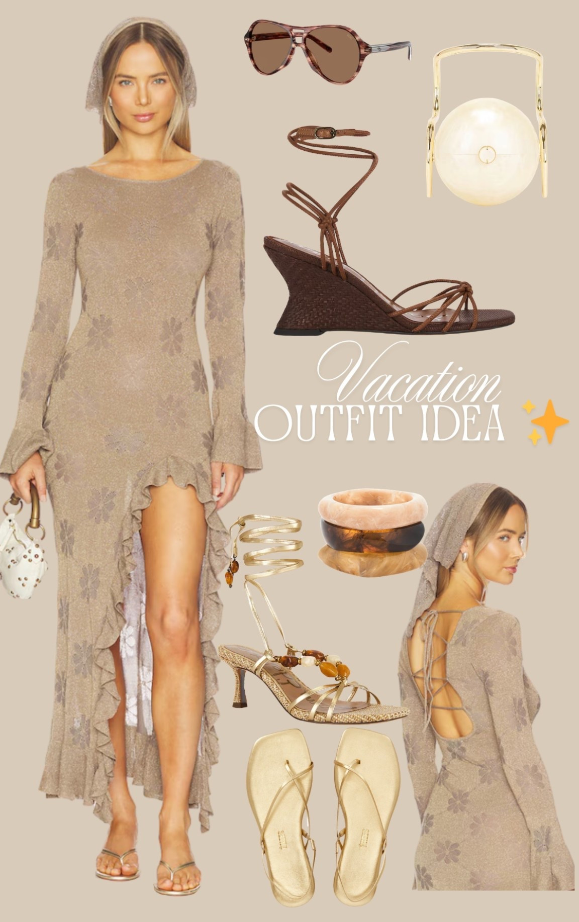 Outfit idea for your next beachy resort getaway