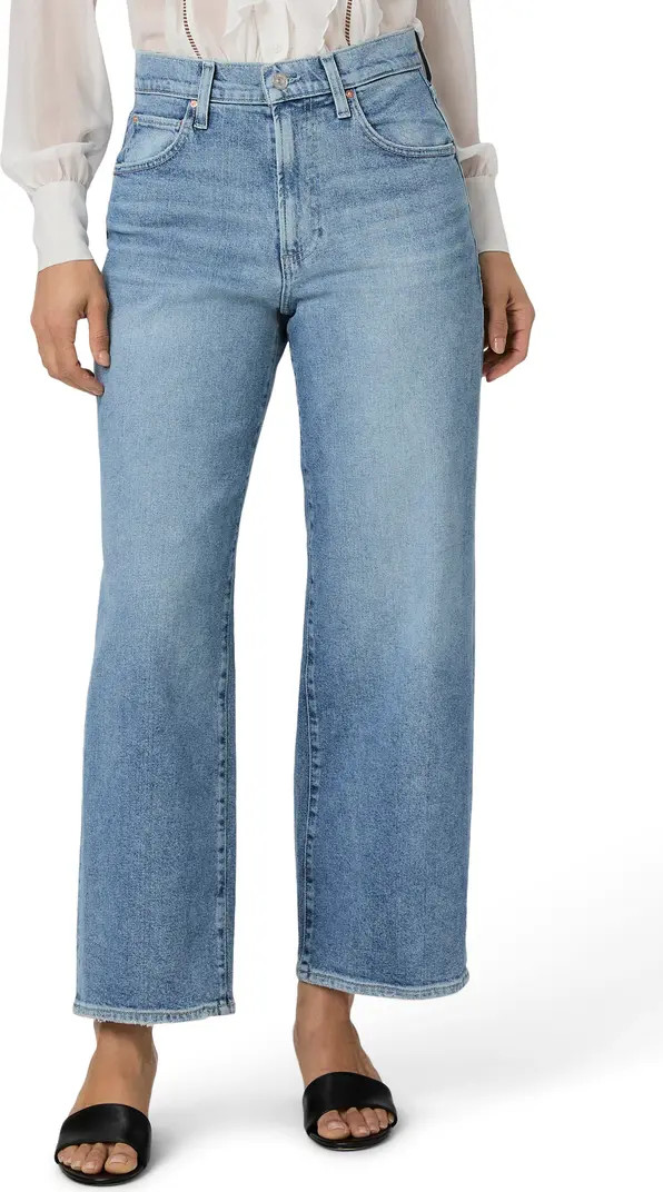 Cameron High Waist Ankle Wide Leg Jeans | Nordstrom