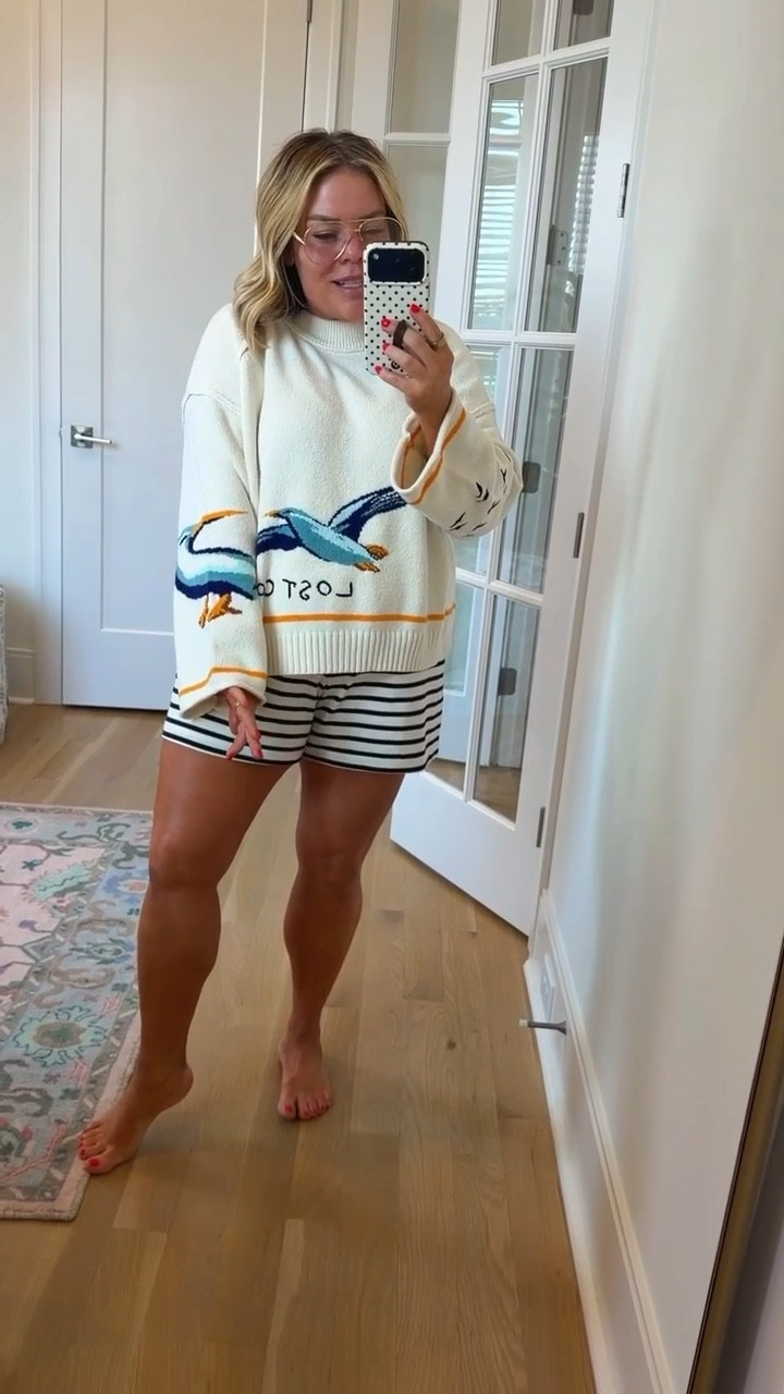 So obsessed with this summer sweater from Anthropologie. It’s so cozy and perfect for a day of running errands or just working from home. 🐦‍⬛

#LTKdayinmylife #LTKootd #LTKgrwm