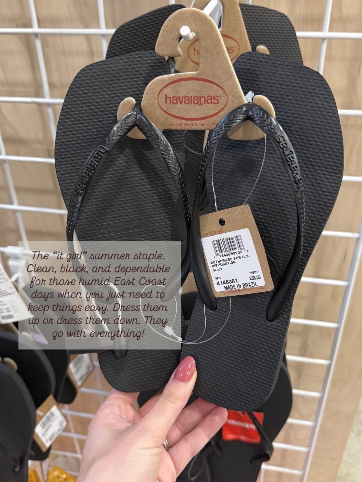 The "it girl" summer staple.
Clean, black, and dependable for those humid East Coast days when you just need to keep things easy. Dress them up or dress them down. They go with everything!

#LTKSeasonal #LTKPetite #LTKTravel