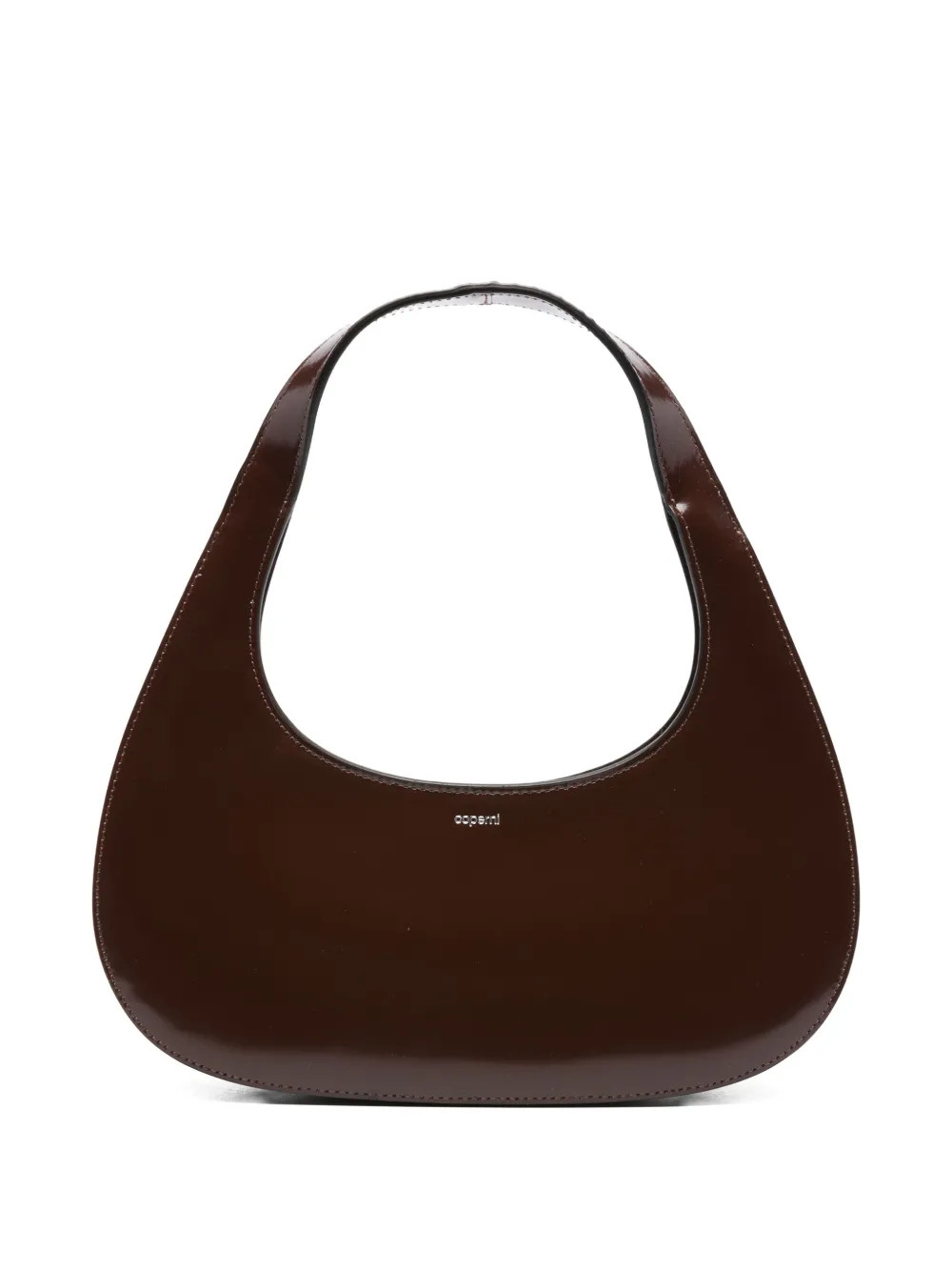 Coperni Slim Swipe patent-leather Shoulder Bag | Brown | FARFETCH GE | Farfetch Global