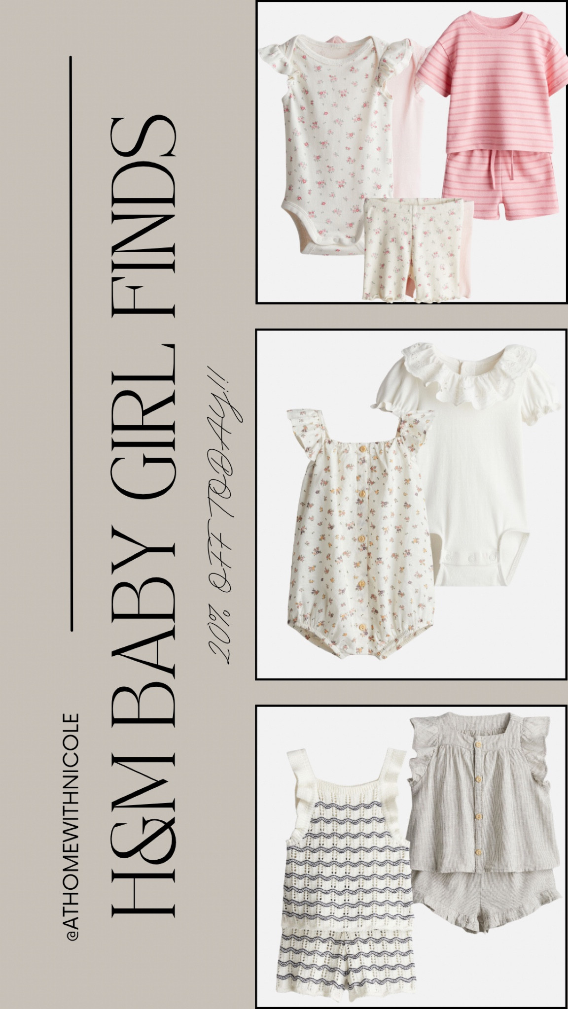 New baby girl H&M haul! 20% off $80 purchase today!! 

Baby girl finds, H&M finds, H&M baby, baby girl clothes, summer outfits 

#LTKbump #LTKkids #LTKbaby