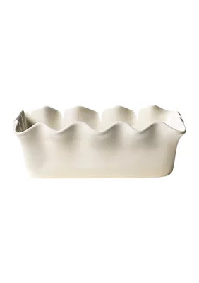COTON COLORS Signature White Ruffle Loaf Pan | Belk