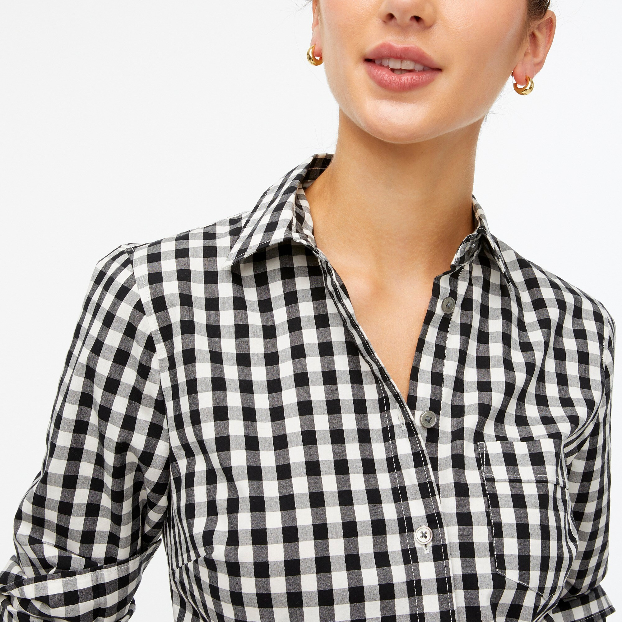 Cotton poplin shirt in signature fit | J.Crew Factory