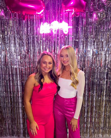 21st birthday party outfit inspo 🥂💖 I’m obsessed with these pink leather pants :)) 

#LTKstyletip #LTKsalealert #LTKunder50