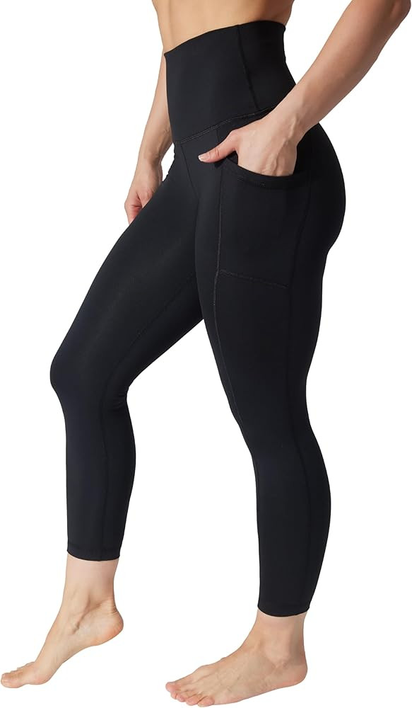 Yogalicious High Waist Ultra Soft 7/8 Ankle Length Leggings with Pockets for Women | Amazon (US)