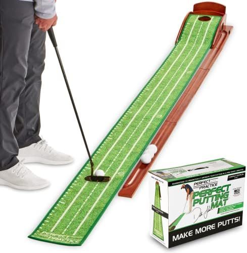 PERFECT PRACTICE Putting Mat - Indoor Golf Putting Green with 1/2 Hole Training for Mini Games & ... | Amazon (US)