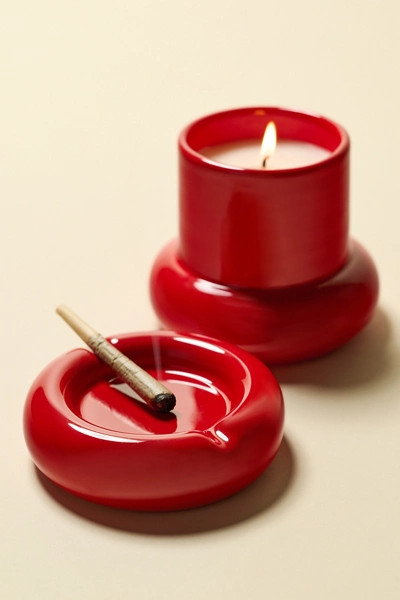 Zaya 8 oz Scented Candle & Ceramic Ashtray | Urban Outfitters (US and RoW)