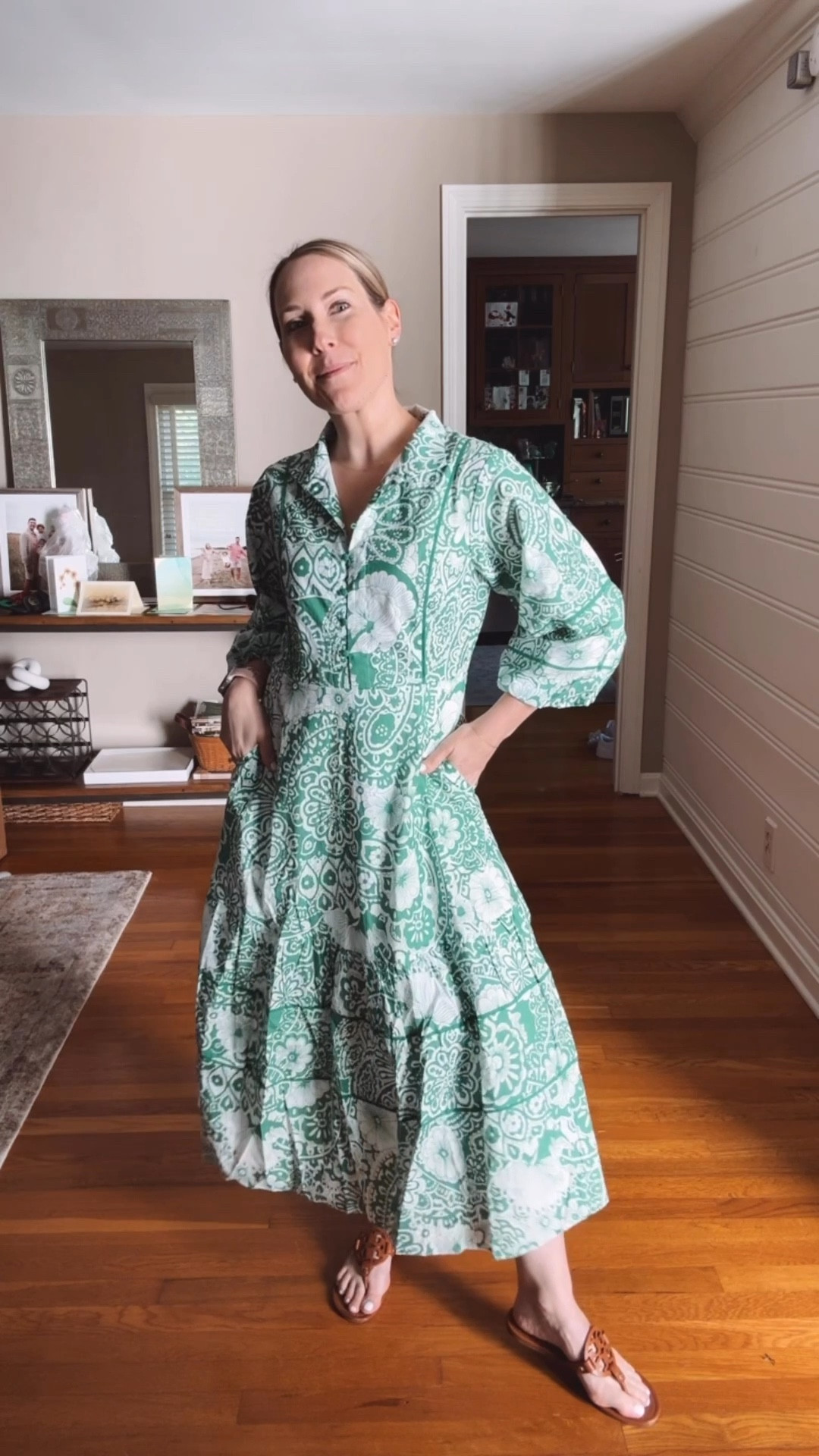 Obsessed with this dress! So easy to wear and such a classy look! 😍 I’m in size XS - I have found that items run a little big on their site 

#LTKOver40 #LTKStyleTip #LTKFamily