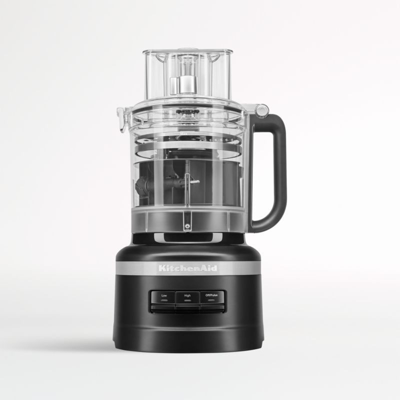 KitchenAid Matte Black 13-Cup Food Processor + Reviews | Crate & Barrel | Crate & Barrel