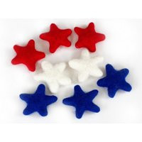 Felt Stars - Fourth July - Set Of 3, 6 Or 12 - Red, Off White, Royal Blue - Memorial Day Tiered Tray, USA Bowl Filler, Craft Decor - Approx 1.75 | Etsy (US)