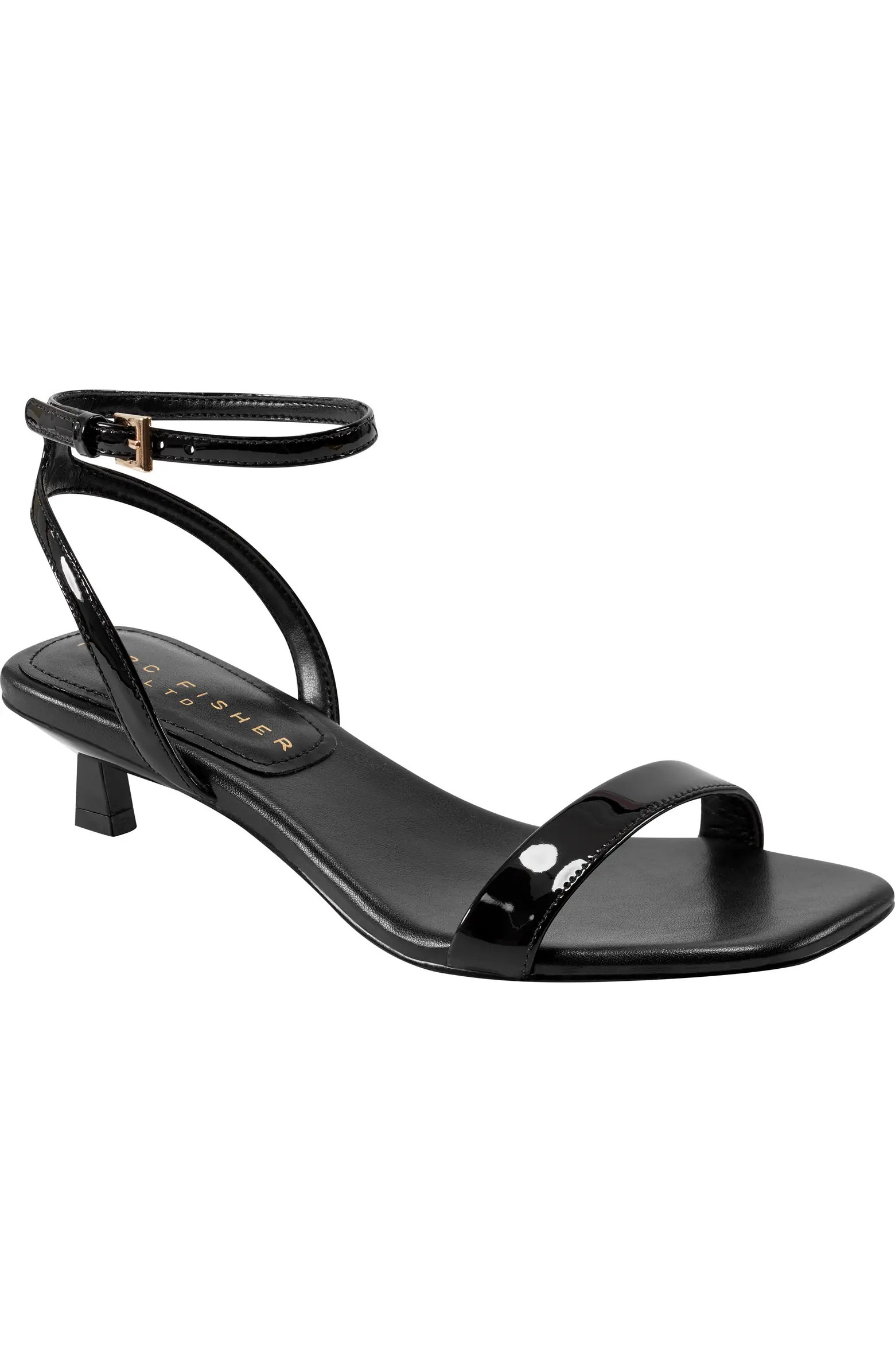 Marc Fisher LTD Alona Ankle Strap Kitten Heel Sandal (Women) | Nordstrom | Nordstrom