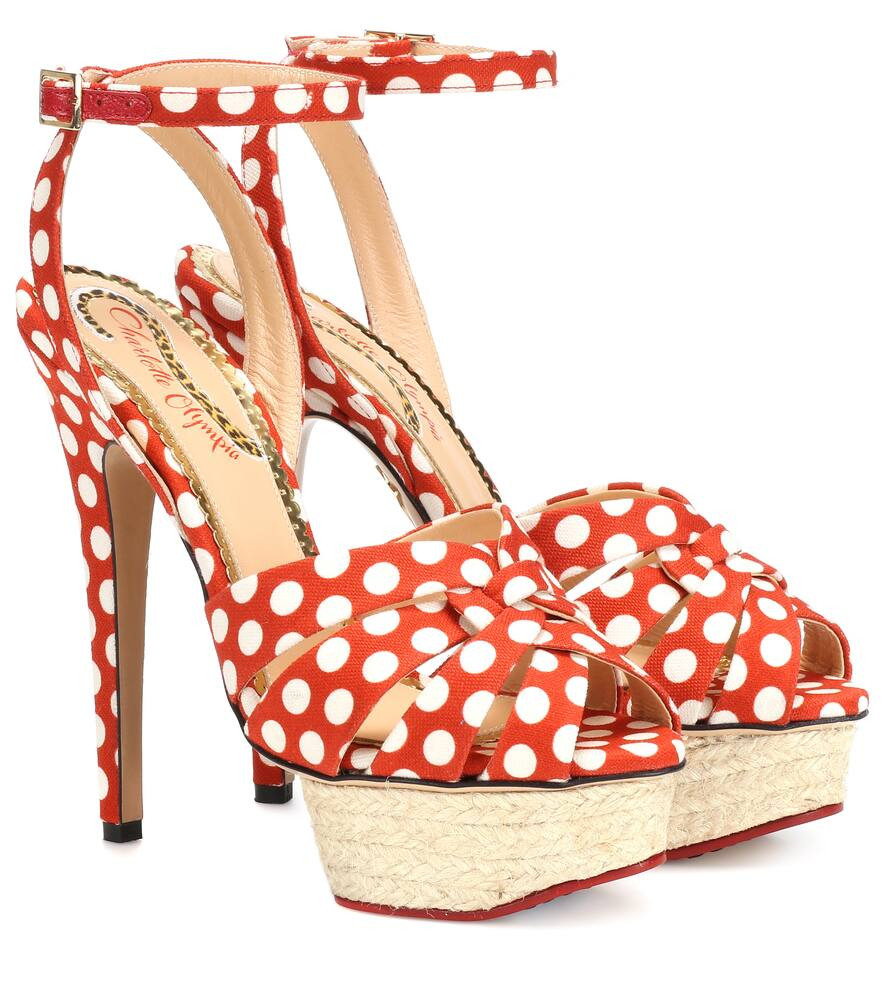 Dolly polka-dot plateau sandals | Mytheresa (US/CA)