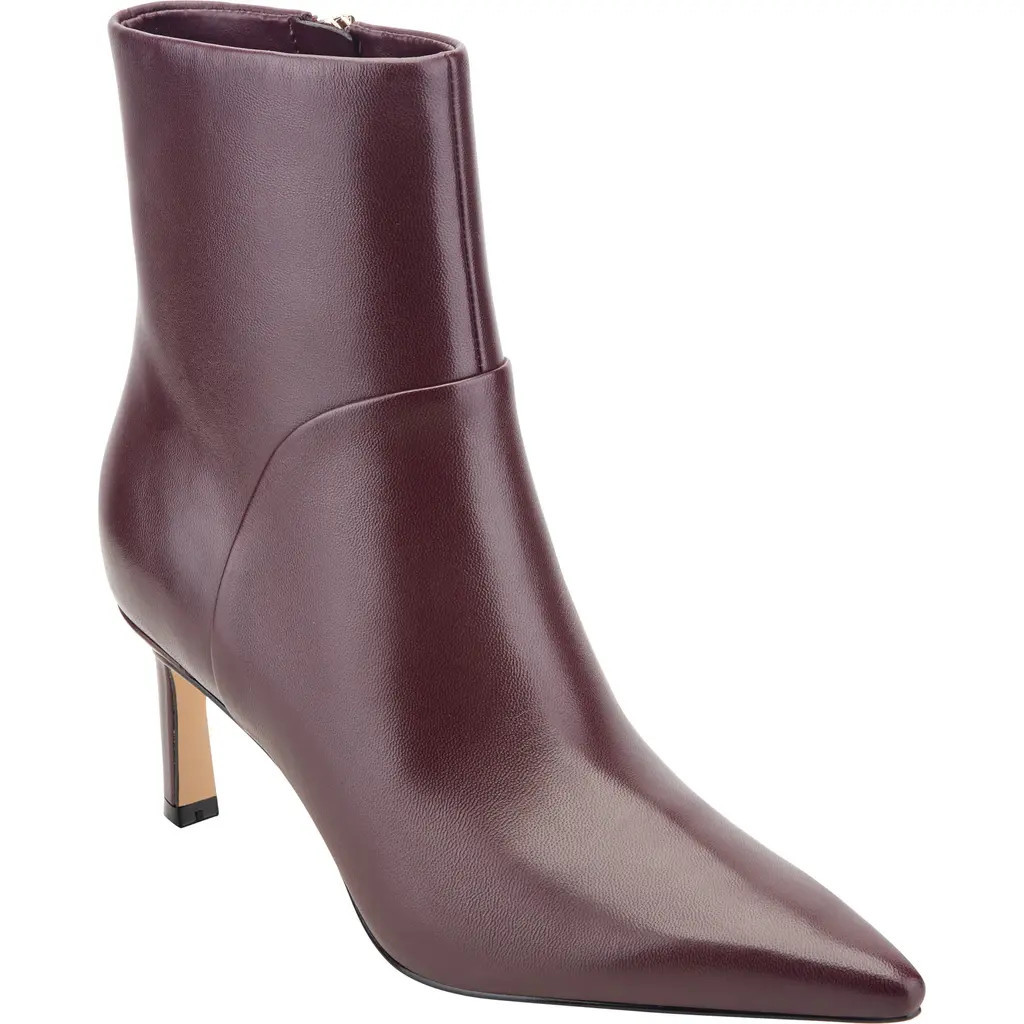 Marc Fisher LTD Sasha Pointed Toe Bootie in Dark Red at Nordstrom, Size 9.5 | Nordstrom