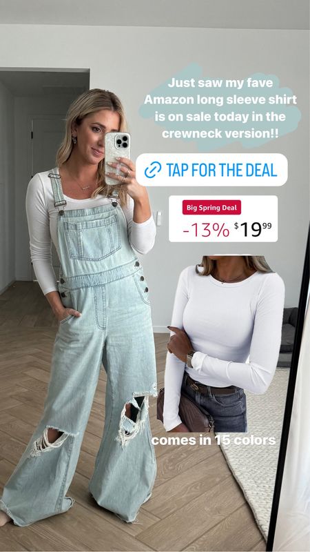 Amazon sale deals!!!  Wearing small in the top and XS overalls  

#LTKstyletip #LTKsalealert #LTKfindsunder50