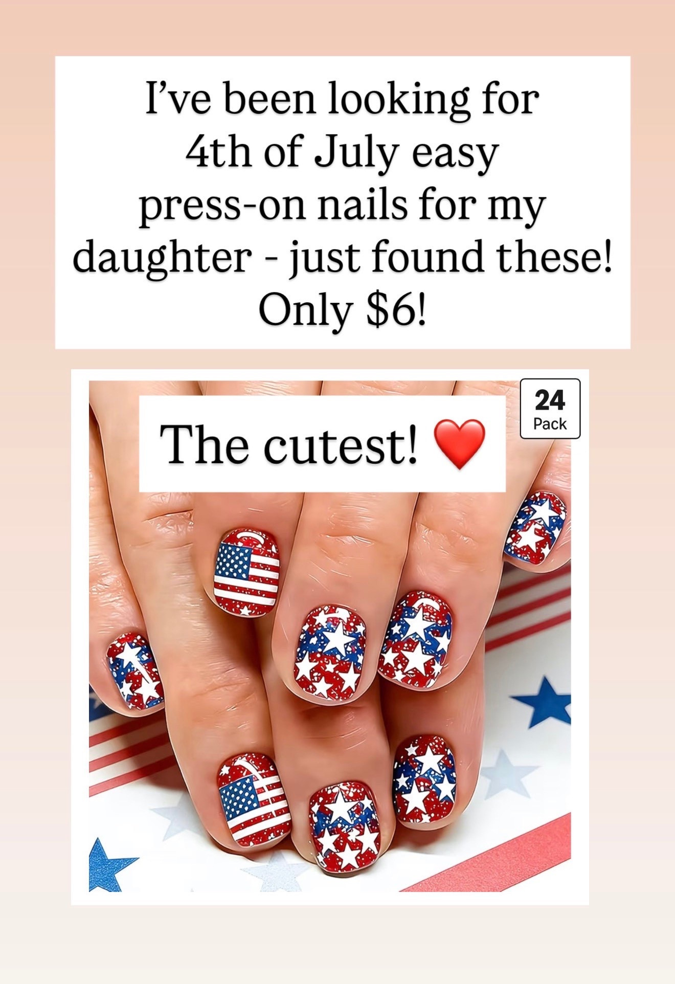 Cutest 4th of July nails!

#LTKBeauty