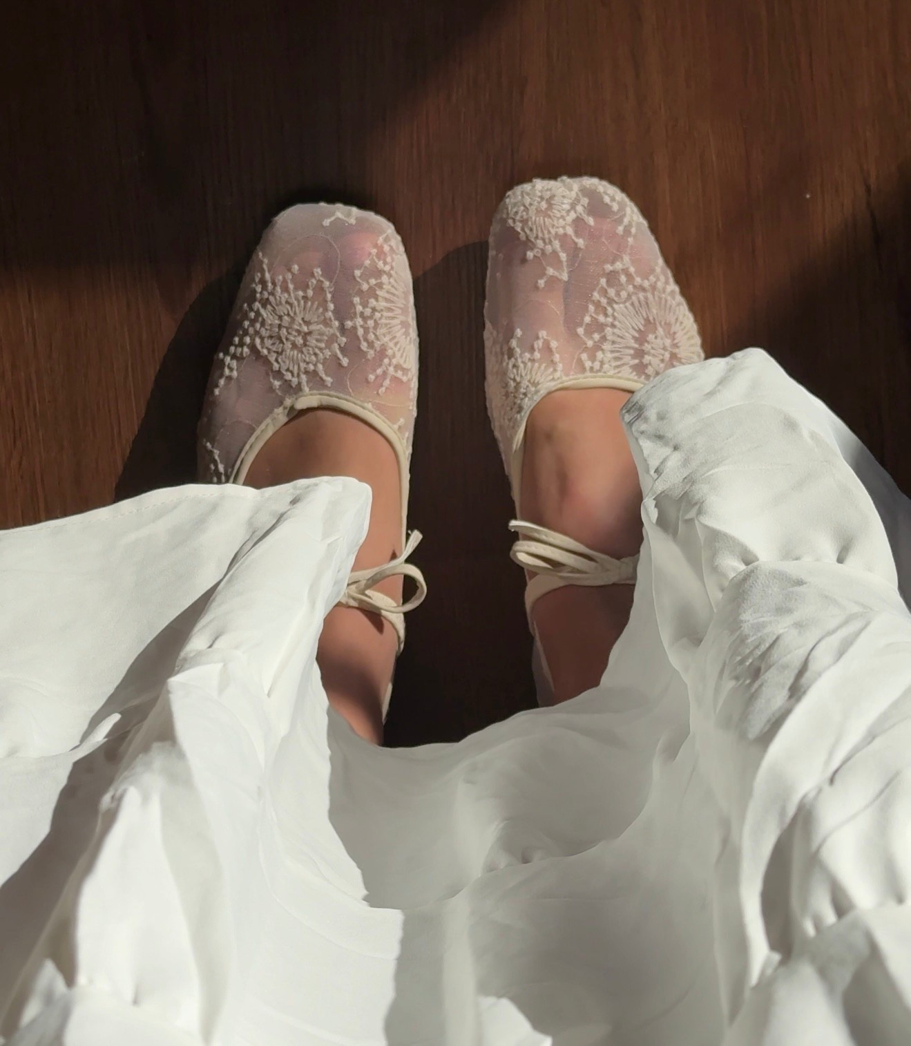 White lace ballet flats for my bridal era

#LTKShoeCrush #LTKStyleTip #LTKWedding