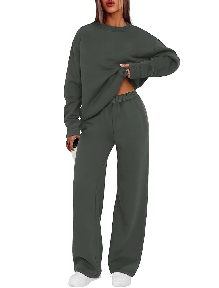 XIEERDUO Sweatsuits Women 2 Piece Outfit Matching Lounge Sets Fall Outfits 2025 Fashion Clothing ... | Amazon (US)