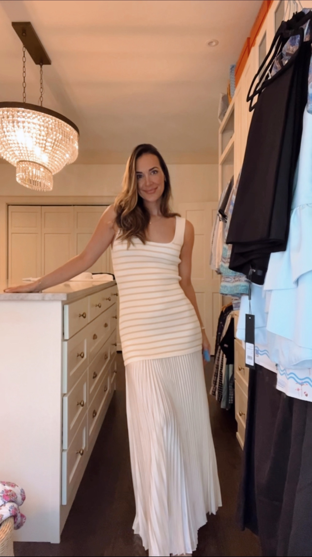 This dress is so beautiful on - I don’t have anything like it!! Love