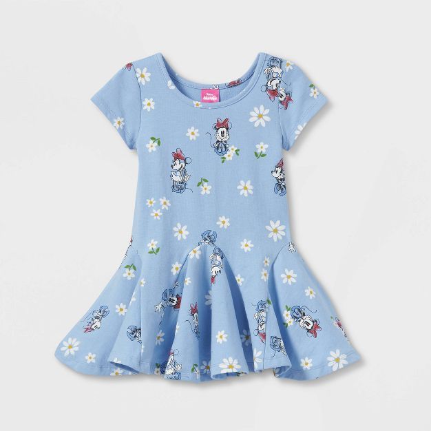 Toddler Girls' Mickey Mouse & Friends Tunic Dress - Blue | Target