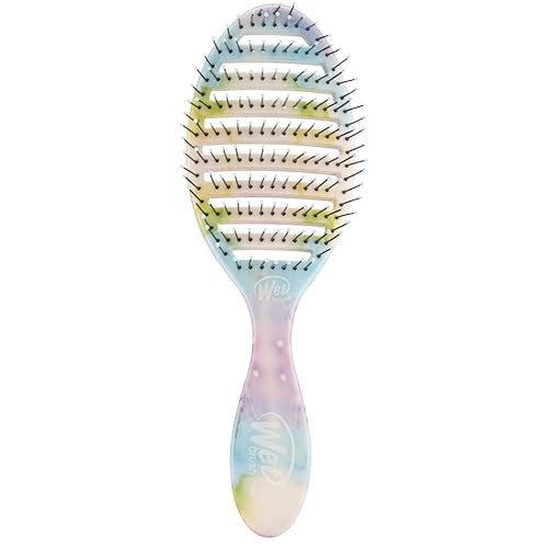 Wet Brush Speed Dry Hair Brush - Splatter (Color Wash) - Vented Design and Ultra Soft HeatFlex Bristles Are Blow Dry Safe With Ergonomic Handle Manages Tangle and Uncontrollable Hair - Pain-Free | Amazon (US)