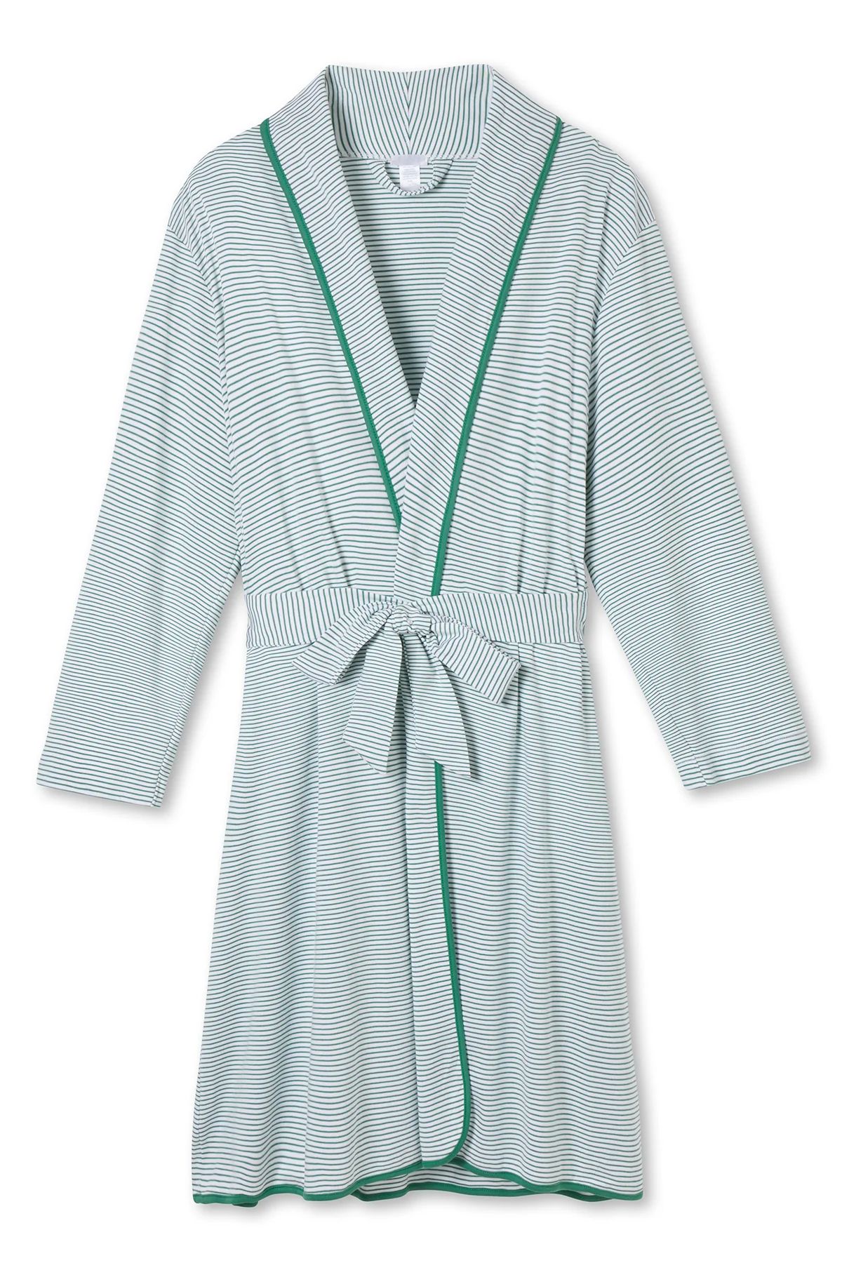Pima Robe in Classic Green | Lake Pajamas
