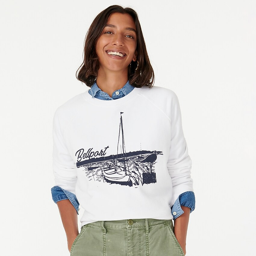 Bellport sweatshirt in original cotton terry | J. Crew US