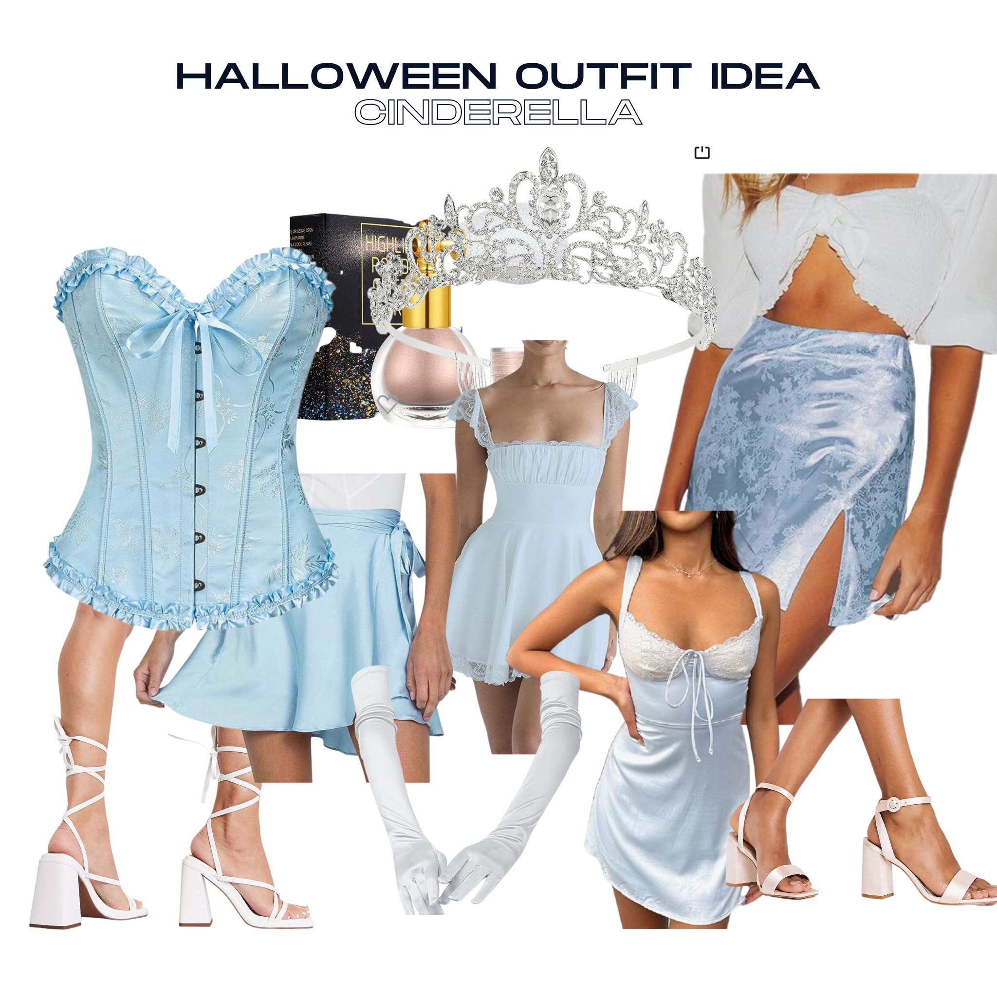 Halloween Costume Idea - Cinderella 🩵

#halloween #costume #disneyprincess 

#LTKfindsunder50 #LTKHalloween #LTKHoliday