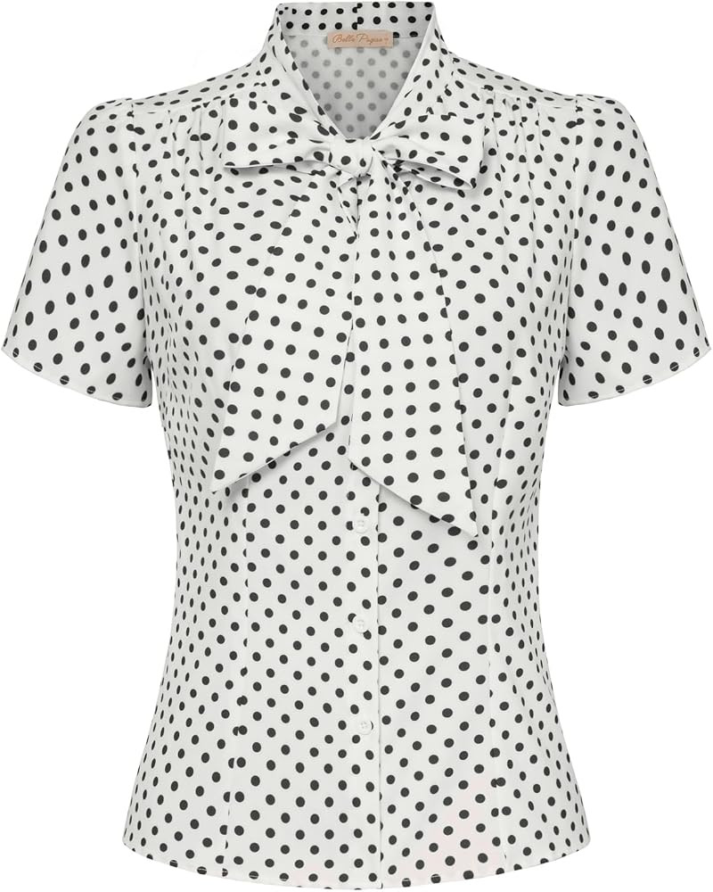 Belle Poque Women Basic Tops Casual Shirts Short Sleeve for Work Office Lady 573 | Amazon (UK)