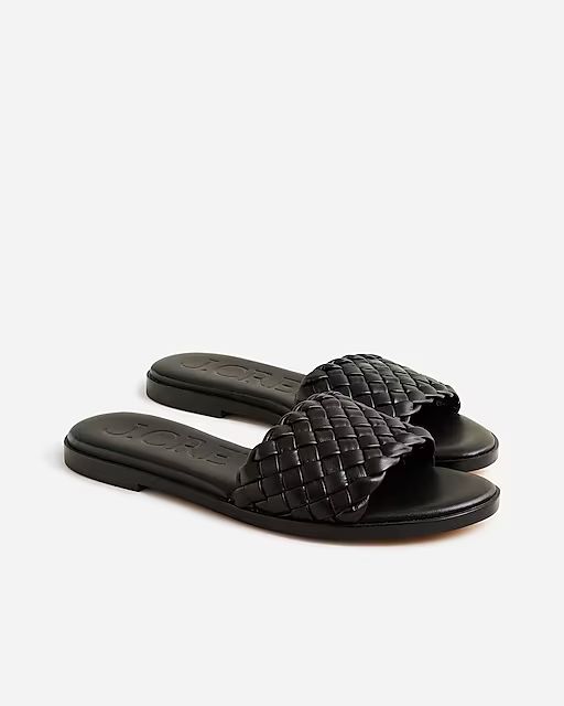 newGeorgina woven sandals in leather$118.00BlackSelect A SizeSize & Fit InformationView size char... | J.Crew US