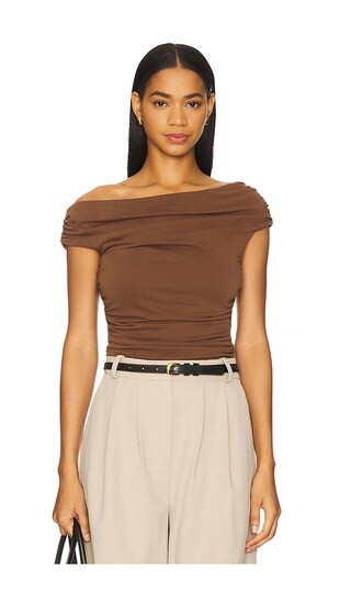 Oakley Knit Top in Brown | Revolve Clothing (Global)